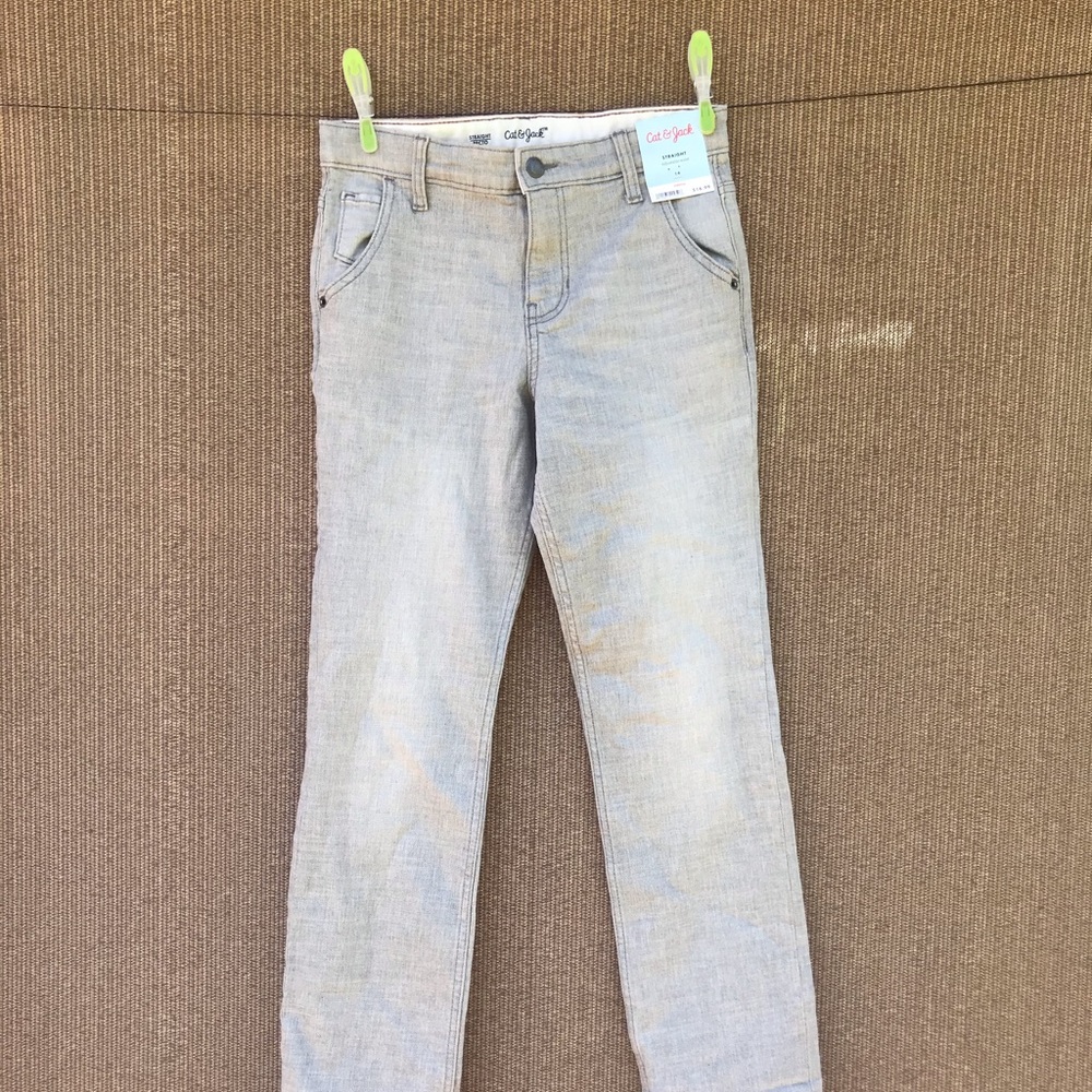 Cat and Jack boy’s stretch straight pants